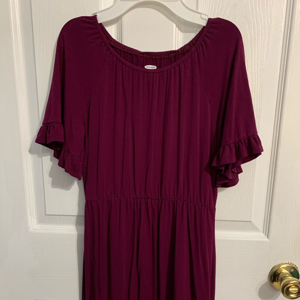 Old Navy Girls Dress (burgundy)